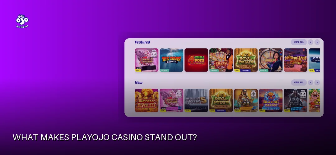 Playojo promotional banner